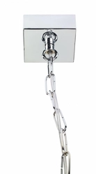 Lampa wisząca pojedyncza VITA S KASPA klatka chrom