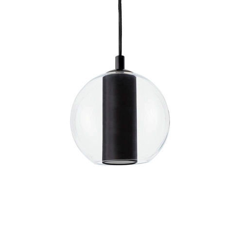 Lampa wisząca MERIDA BLACK S czarna, 25 cm, Kaspa