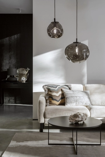 Lampa wisząca AVIA BLACK L przydymiona, 40 cm, Kaspa