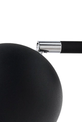 Lampa sufitowa okrągła PILAR 5 KASPA czarna, Kaspa