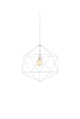 Lampa wisząca WIRE L biała, Kaspa