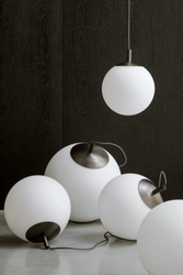 Lampa wisząca ALUR TYTAN M tytan szczotkowany, 30 cm, Kaspa