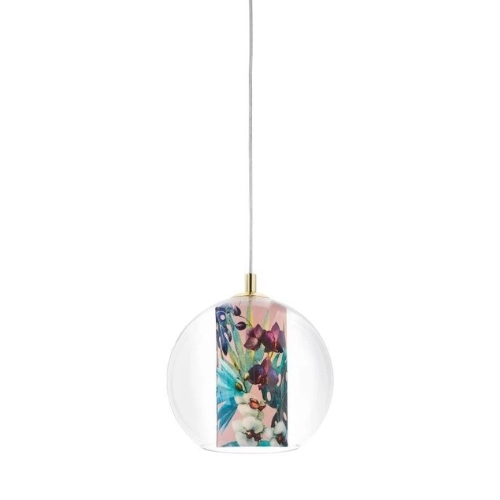 Lampa wisząca FERIA S różowa, 25 cm, Kaspa