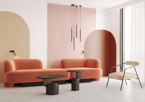 Kinkiet ROLL czarny, Kaspa