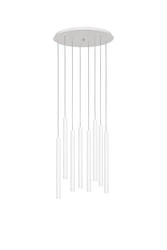 Lampa wisząca LED ROLL LAMPA WISZĄCA 8 biała, Kaspa