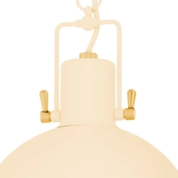 Lampa wisząca NAUTILIUS M kremowa, Kaspa