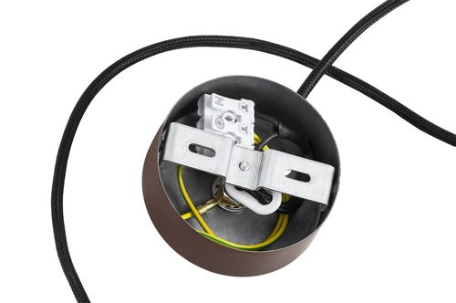 Lampa wisząca PIAVA ARGON brązowa