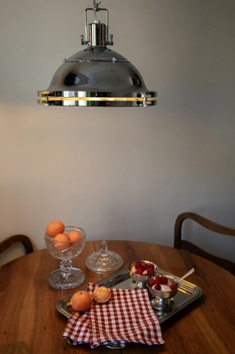 Lampa wisząca NAUTILIUS L chrom, Kaspa