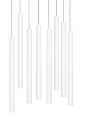 Lampa wisząca LED ROLL LAMPA WISZĄCA 8 biała, Kaspa