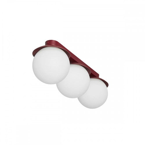 KUUL B burgundowa lampa sufitowa / plafon
