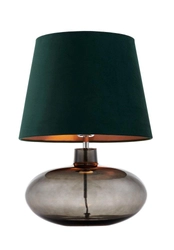 Lampa stołowa szklana SAWA VELVET KASPA zielona, Kaspa