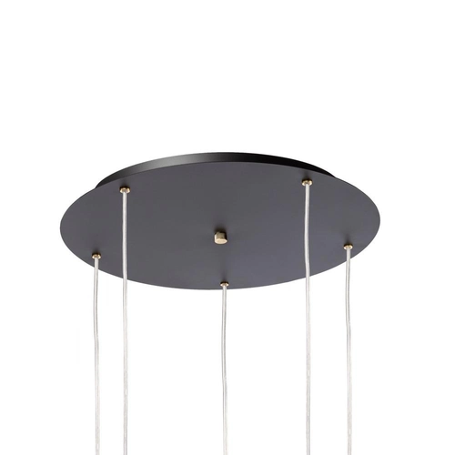 Lampa wisząca złota LAMIA 5 KASPA przezroczysty, Kaspa