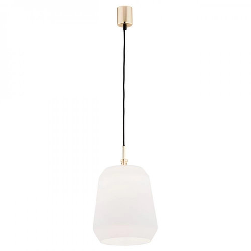 Lampa wisząca szklana biała Irun