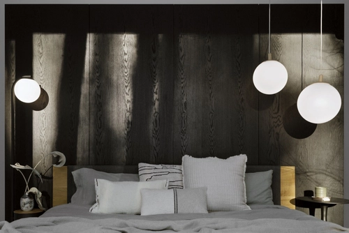 Lampa wisząca ALUR WOOD L dąb, 40 cm, Kaspa