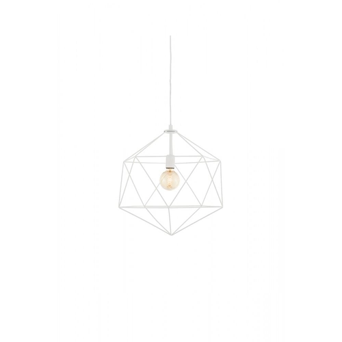 Lampa wisząca WIRE L biała, Kaspa