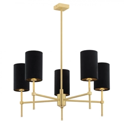 Żyrandol złoty Abruzzo mały