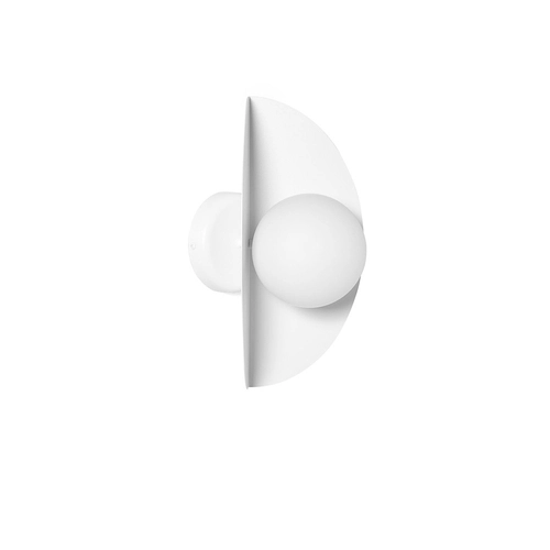 SALLO D biała lampa ścienna / kinkiet