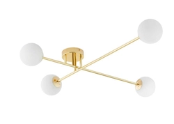 Lampa przysufitowa ASTRA 4 złota, Kaspa