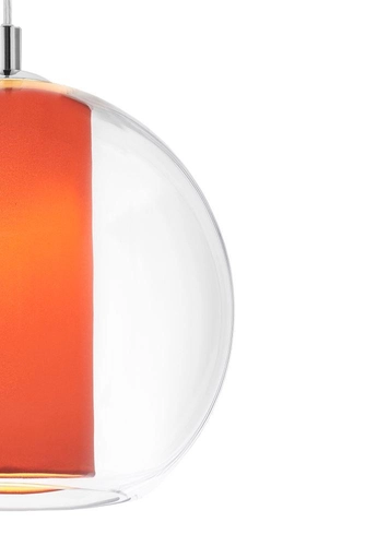 Lampa wisząca MERIDA L koral, 35 cm, Kaspa