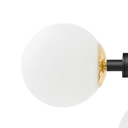 Lampa przysufitowa CUMULUS 3 czarna, Kaspa