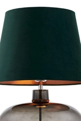 Lampa stołowa szklana SAWA VELVET KASPA zielona, Kaspa