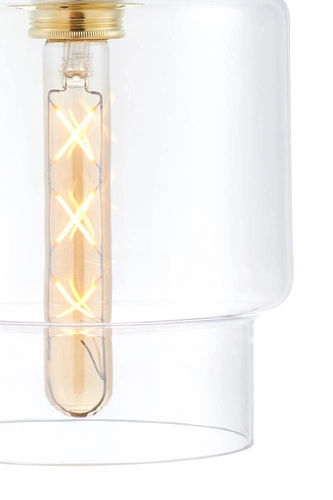 Lampa wisząca czteropunktowa LONGIS GOLD 4 na listwie, Kaspa