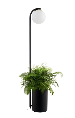 Lampa podłogowa BOTANICA DECO XL czarna, 147 cm, Kaspa