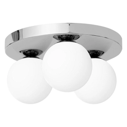 Plafon łazienkowy MIJA IP44, chrom, Kaspa