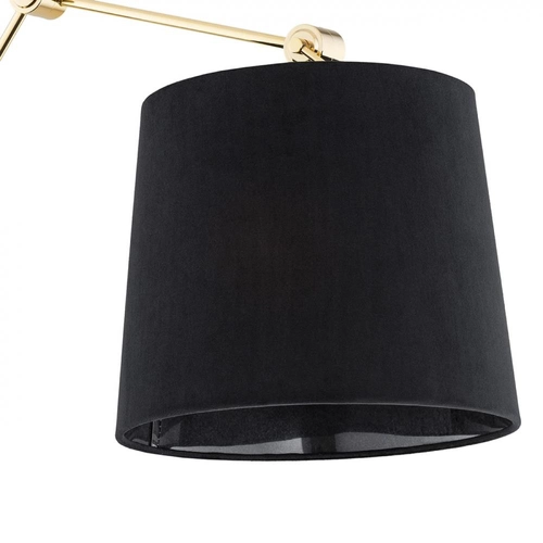 Lampa ścienna na wysięgniku złota Zakyntos Plus