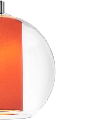 Lampa wisząca MERIDA M koral, 30 cm, Kaspa