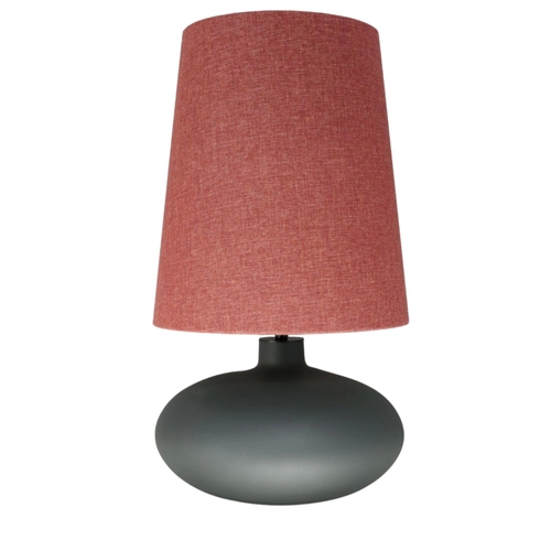 Lampa stołowa SAWA CLASSIC XL błękitny melanż, grafitowa podstawa, Kaspa