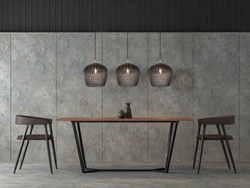 Lampa wisząca trzypunktowa VENUS 3 grafitowa, na listwie, Kaspa