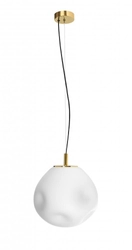 Lampa wisząca CLOE M złoto, 30 cm, Kaspa