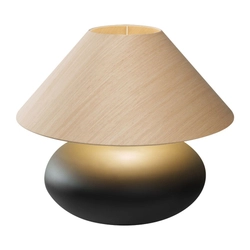 Lampa stołowa SAWA NATUR fornir jasny dąb, Kaspa