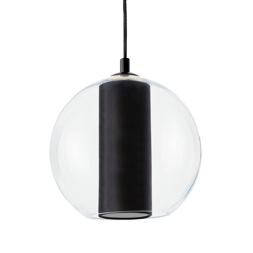 Lampa wisząca MERIDA BLACK L czarna, 35 cm, Kaspa