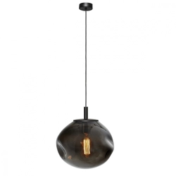 Lampa wisząca AVIA BLACK M przydymiona, 30 cm, Kaspa