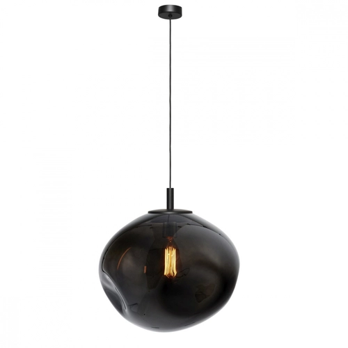 Lampa wisząca AVIA BLACK L przydymiona, 40 cm, Kaspa