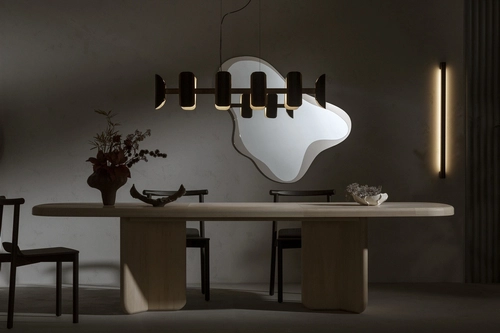 Kinkiet LINEA DIM czarny, ze ściemniaczem, Kaspa