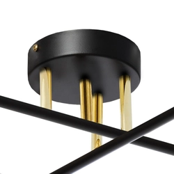 Lampa przysufitowa ASTRA 4 czarna , Kaspa