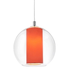 Lampa wisząca MERIDA M koral, 30 cm, Kaspa