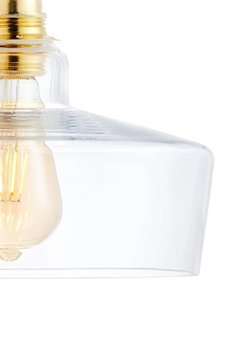 Lampa wisząca trzypunktowa LONGIS GOLD 3 na listwie, Kaspa