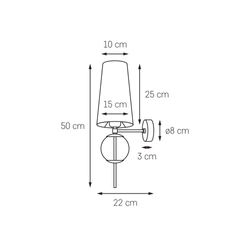 Kinkiet COCO złoty, Kaspa
