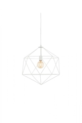 Lampa wisząca WIRE L biała, Kaspa