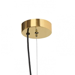 Lampa wisząca CLOE L złoto, 40 cm, Kaspa
