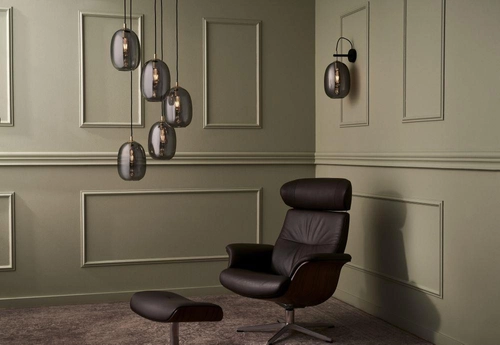 Lampa wisząca pięciopunktowa ONYX 5 na plafonie, Kaspa