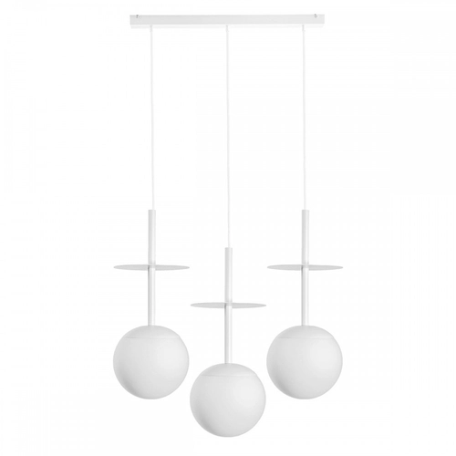 PLAAT A 3L biała potrójna lampa sufitowa