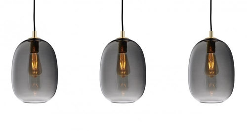 Lampa wisząca trzypunktowa ONYX 3 na listwie, Kaspa