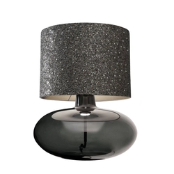 Lampa stołowa SAWA STONE mika transparentne szkło, Kaspa