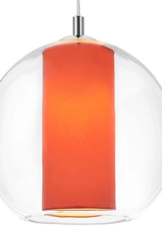 Lampa wisząca MERIDA L koral, 35 cm, Kaspa