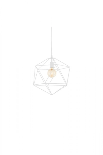 Lampa wisząca WIRE M biała, Kaspa